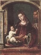 BERRUGUETE, Pedro Holy Family fghgjhg oil painting on canvas